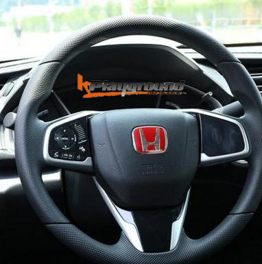 2016+ Civic Red H Steering Wheel Emblem